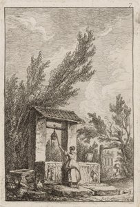 Tavola Sette da Sere a Roma da Hubert Robert