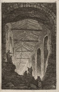 Tavola dieci da Sere a Roma, 1763-64 da Hubert Robert