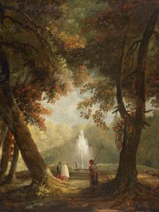 La Grande Fontana a Villa Conti, Frascati da Hubert Robert