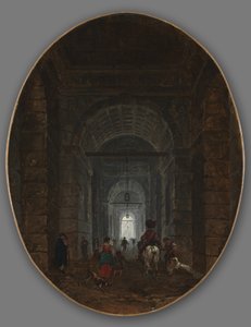 La grotta di Posillipo da Hubert Robert