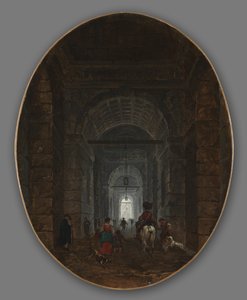 La grotta di Posillipo da Hubert Robert