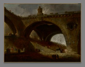 Il Vecchio Ponte da Hubert Robert