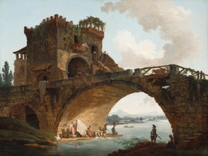 Il Ponte Salario, ca. 1775 da Hubert Robert