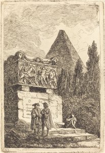 Il sarcofago da Hubert Robert