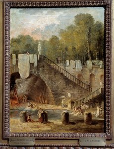 Il lavaggio da Hubert Robert