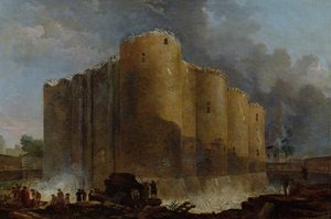 La demolizione della Bastiglia, 14 luglio 1789 da Hubert Robert
