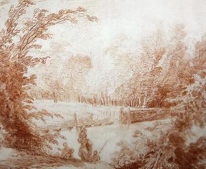 Il giardino della casa di campagna di Claude-Henri Watelet a Le Moulin-Joli