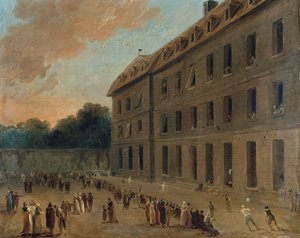 I prigionieri di Saint-Lazare, ca 1794 da Hubert Robert