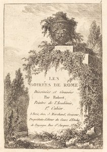 Pagina del titolo da Hubert Robert