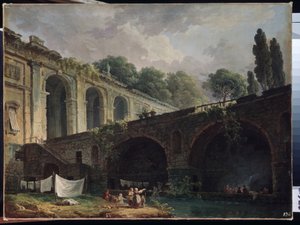 Vista di Villa Madama a Roma da Hubert Robert