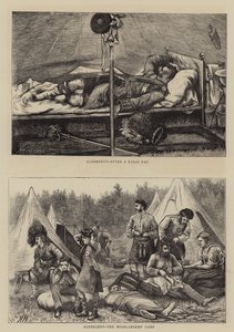 Aldershot, il campo degli Highlanders da Hubert von Herkomer