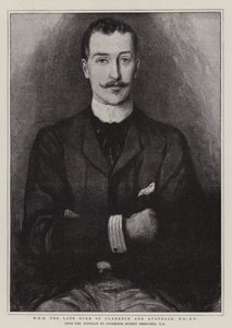 S.A.R. il defunto Duca di Clarence e Avondale, KG, KP da Hubert von Herkomer