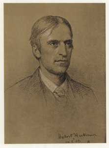 Autoritratto di Hubert Herkomer da Hubert von Herkomer