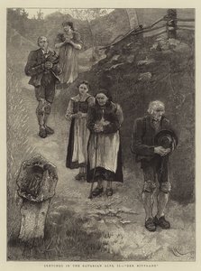 Schizzi nelle Alpi Bavaresi, II, Der Bittgang da Hubert von Herkomer