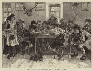 Schizzi nelle Alpi Bavaresi, I, un Wirthshaus