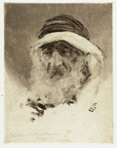Studio di una testa araba da Hubert von Herkomer