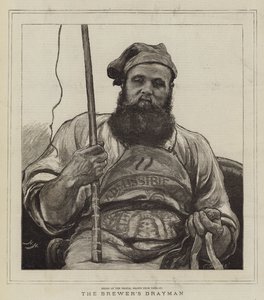 Il Carrettiere del Birraio da Hubert von Herkomer