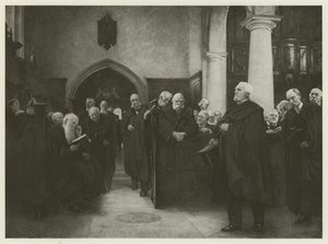 La cappella della Certosa da Hubert von Herkomer