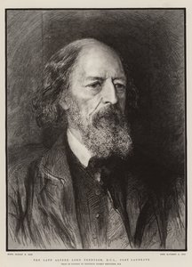 Il defunto Alfred Lord Tennyson, DCL, Poeta Laureato da Hubert von Herkomer