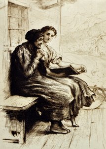 Parole di conforto, c.1879 da Hubert von Herkomer
