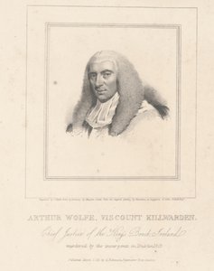 Arthur Wolfe, Visconte Killwarden, inciso da G. Robinson