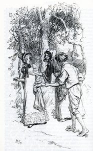 "Harriet, attaccata dai gitani" (illustrazione)