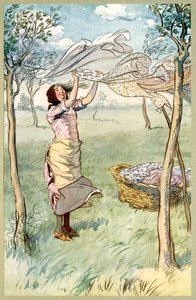 Lavo, strizzo... E faccio tutto da sola, da Le allegre comari di Windsor, pub. 1910