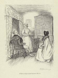 Illustrazione per Amos Barton di George Eliot da Hugh Thomson