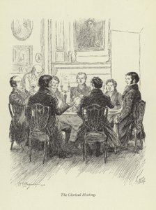 Illustrazione per Amos Barton di George Eliot da Hugh Thomson