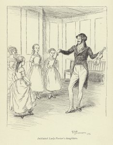 Illustrazione per Amos Barton di George Eliot da Hugh Thomson