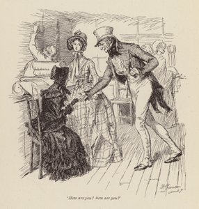 Illustrazione per Cranford di Mrs Gaskell da Hugh Thomson