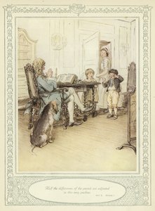 Illustrazione per She Stoops to Conquer di Goldsmith