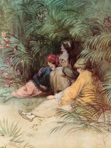 Illustrazione per Il meraviglioso Crichton di J M Barrie da Hugh Thomson