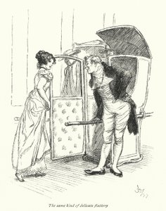 Illustrazione per Northanger Abbey di Jane Austen da Hugh Thomson