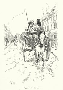 Illustrazione per Northanger Abbey di Jane Austen da Hugh Thomson