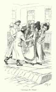 Illustrazione per Northanger Abbey di Jane Austen da Hugh Thomson