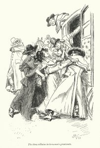 Illustrazione per Northanger Abbey di Jane Austen (litografia) da Hugh Thomson