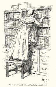 Illustrazione per Northanger Abbey di Jane Austen (litografia) da Hugh Thomson