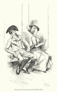 Illustrazione per Northanger Abbey di Jane Austen (litografia) da Hugh Thomson