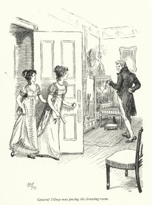 Illustrazione per Northanger Abbey di Jane Austen (litografia) da Hugh Thomson