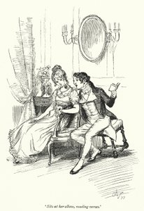 Illustrazione per Persuasione di Jane Austen (litografia) da Hugh Thomson