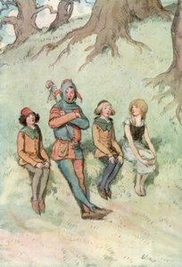 Illustrazione per Come vi Piace di Shakespeare da Hugh Thomson