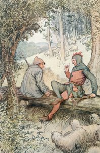 Illustrazione per Come vi piace di Shakespeare da Hugh Thomson