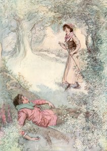 Illustrazione per Come vi piace di Shakespeare da Hugh Thomson