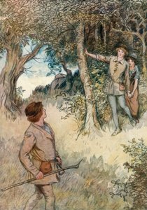 Illustrazione per Come vi piace di Shakespeare da Hugh Thomson