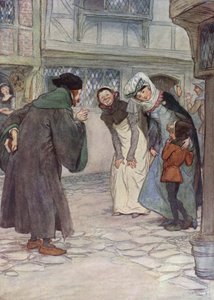 Illustrazione per Le allegre comari di Windsor da Hugh Thomson