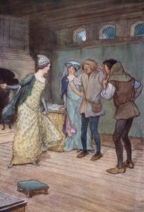 Illustrazione per Le allegre comari di Windsor da Hugh Thomson