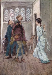 Illustrazione per Le allegre comari di Windsor da Hugh Thomson