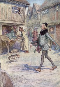 Illustrazione per Le allegre comari di Windsor da Hugh Thomson