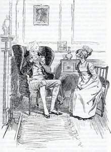 Miss Bates da Hugh Thomson
